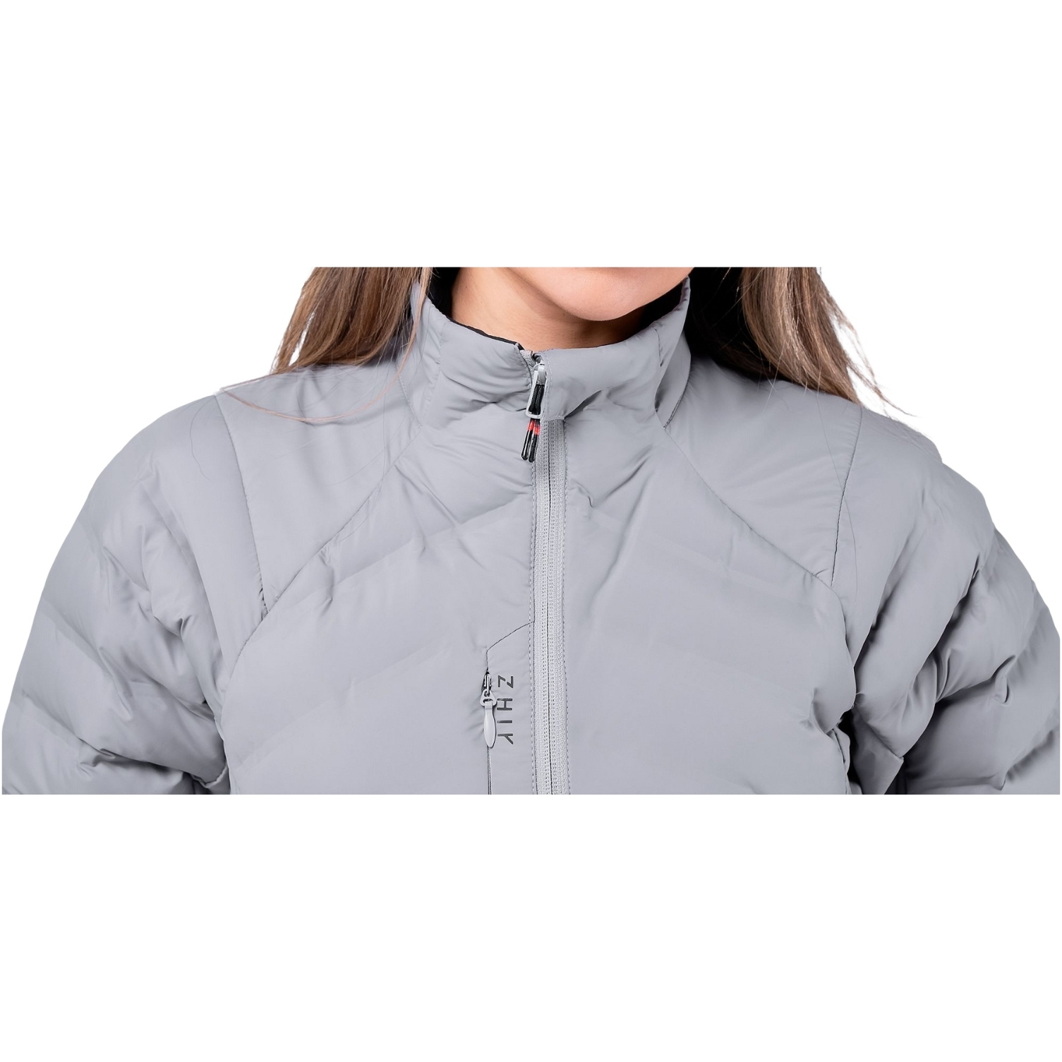 2025 Zhik Dame Celleisoleret Jakke JKT-0090-W-PLT - Platinum